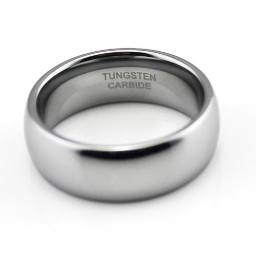 MENS TUNGSTEN CARBIDE 8MM WEDDING BAND RING SIZES 10,11,12,13 or 14 ...